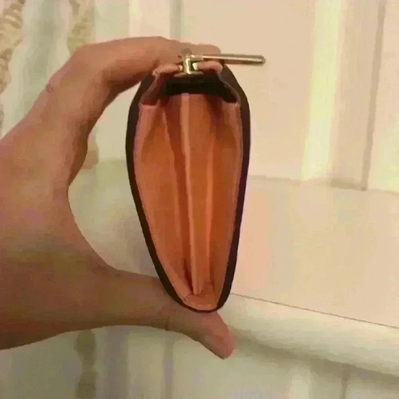 Furla Pink Orange Sunset Leather Wallet - Picture 16 of 17